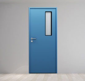 Clean Room Powder Coated Steel Door